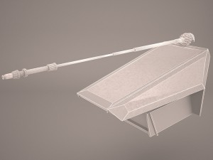 ewing cockpit star wars 3D Модель