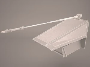 ewing cockpit star wars 3D Model