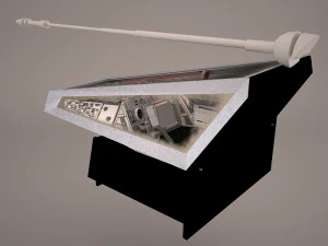 ewing cockpit star wars 3D Model
