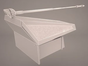 ewing cockpit star wars 3D Model
