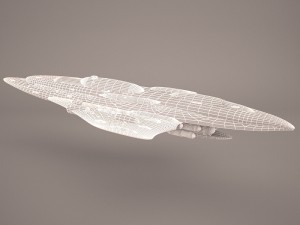moncal cruiser star wars Modelo 3D
