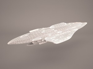 moncal cruiser star wars Modelo 3D