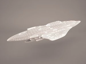 moncal cruiser star wars 3D Model