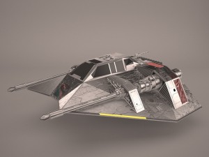 rebel snowspeeder star wars 3D Model
