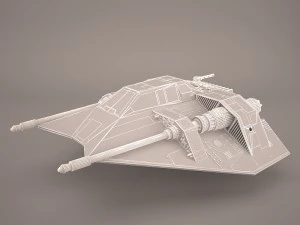 rebel snowspeeder star wars 3D Model