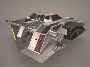 rebel snowspeeder star wars 3D Model