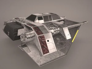 rebel snowspeeder star wars 3D Model