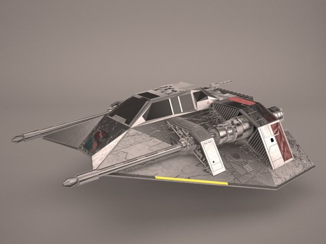 rebel snowspeeder star wars 3D मॉडल .c4d .max .obj .3ds .fbx .stl .blend 