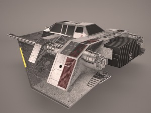rebel snowspeeder star wars 3D मॉडल