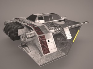 rebel snowspeeder star wars 3D मॉडल
