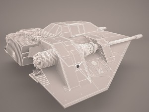 rebel snowspeeder star wars 3D मॉडल