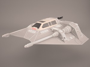 rebel snowspeeder star wars 3D Model