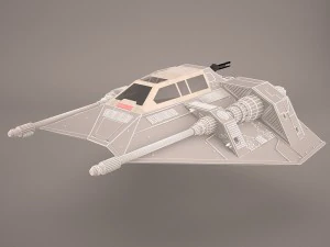 rebel snowspeeder star wars 3D Model
