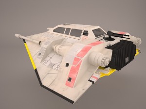 rebel snowspeeder star wars 3D Model