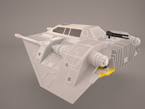 rebel snowspeeder star wars 3D Model