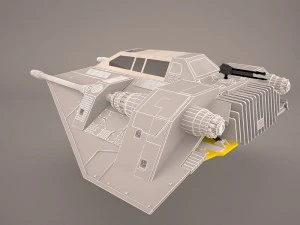 rebel snowspeeder star wars 3D Model