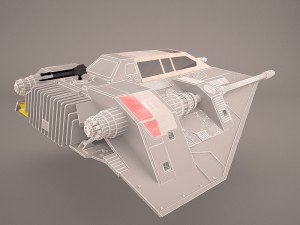 rebel snowspeeder star wars 3D Model