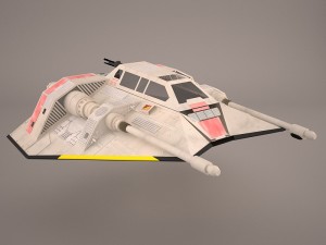 rebel snowspeeder star wars 3D Model