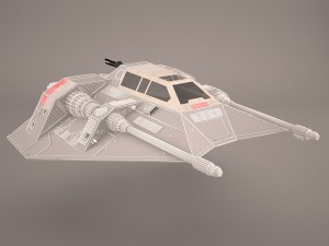 rebel snowspeeder star wars 3D Model