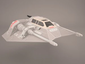 rebel snowspeeder star wars 3D Model