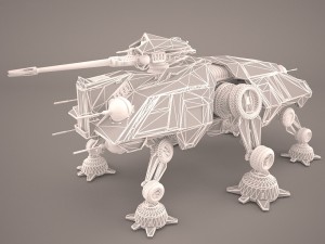 at-te star wars 3D Model