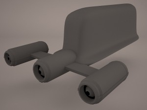 interplanetary transport star wars 3D-Modell