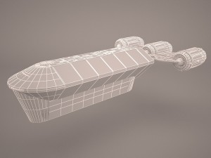 interplanetary transport star wars 3D Model