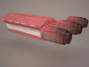 interplanetary transport star wars 3D Model