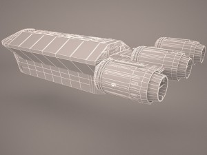 interplanetary transport star wars 3D Model