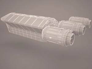 interplanetary transport star wars 3D Model