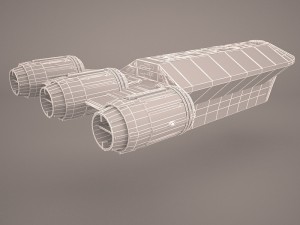 interplanetary transport star wars 3D Model