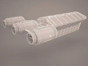 interplanetary transport star wars 3D Model