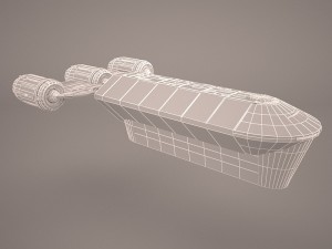 interplanetary transport star wars 3D Model