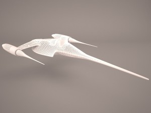 naboo royal starship star wars 3D Model