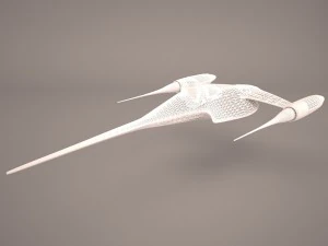 naboo royal starship star wars 3D Model