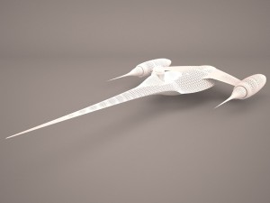 naboo royal starship star wars 3D Model