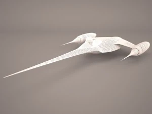 naboo royal starship star wars 3D Model