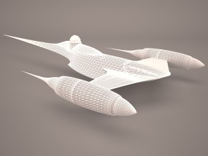 naboo royal starship star wars 3D Model