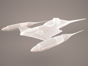 naboo royal starship star wars Modello 3D