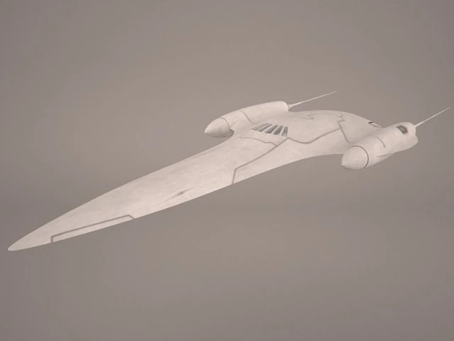 naboo royal starship star wars 3D Model .c4d .max .obj .3ds .fbx .stl .blend 