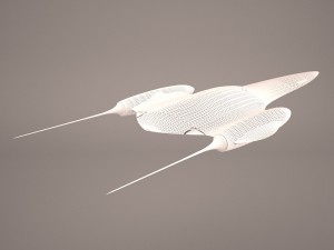 naboo royal starship star wars Model 3D