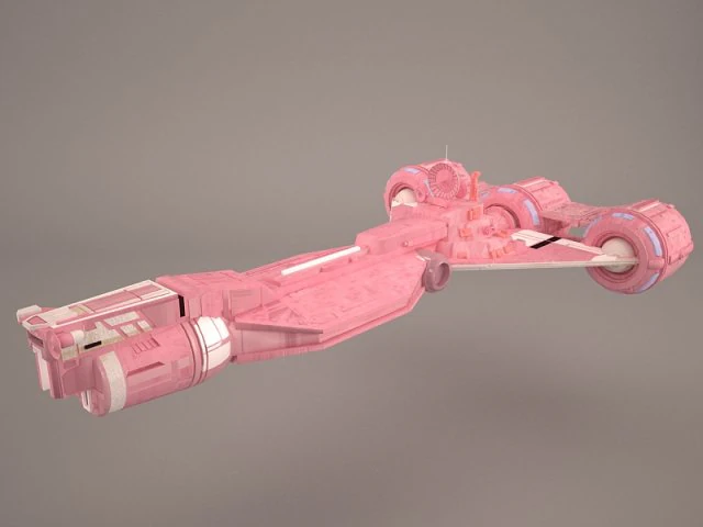 hammer head cruiser 3D Model .c4d .max .obj .3ds .fbx .stl .blend 