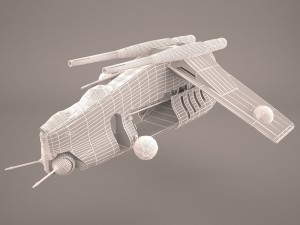 republic ship star wars 3D Model