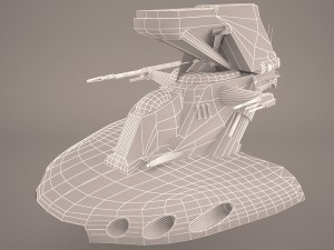armored assault tank star wars Model 3D