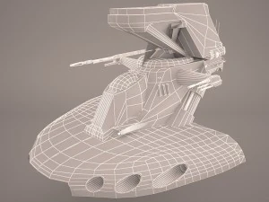armored assault tank star wars 3D Model