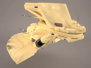 armored assault tank star wars 3D Model