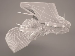 armored assault tank star wars 3D Model