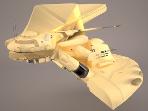 armored assault tank star wars Model 3D