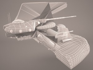 armored assault tank star wars Model 3D