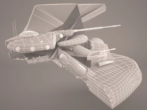 armored assault tank star wars 3D Model